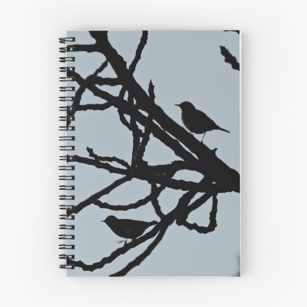 Item preview, Sparrows Birds Tree Bare Branches Silhouette designed and sold by Anna Lemos.