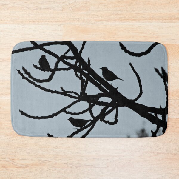 Item preview, Sparrows Birds Tree Bare Branches Silhouette designed and sold by Anna Lemos.
