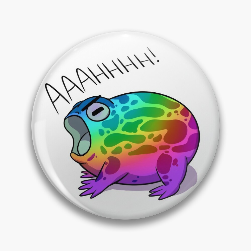 Rainbow Frog Sticker – Parente Illustration