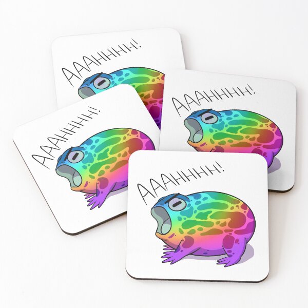 Item preview, Rainbow Desert Rain Frog designed and sold by ComfyKat.