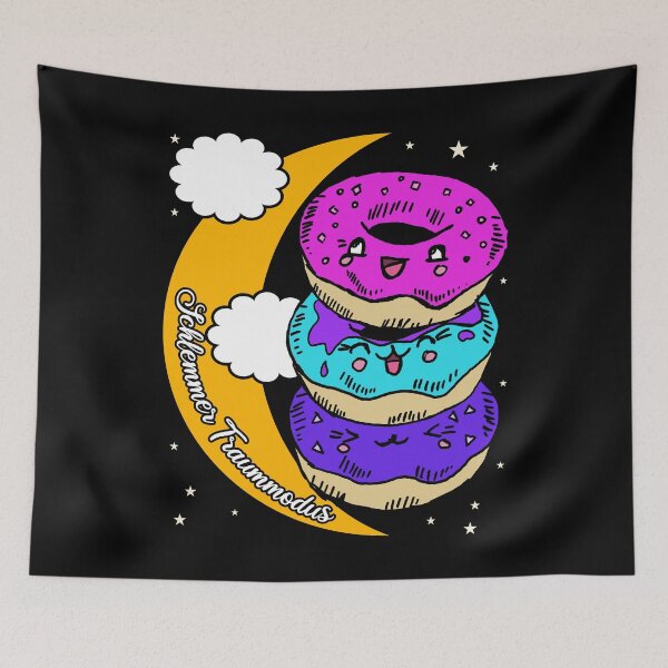 Item preview, Good Night Donuts Moon Stars Sweet designed and sold by AOCreativeProd.