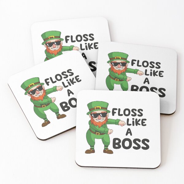 Item preview, Leprechaun Floss Like A Boss St Patricks Day Boys Kids Gifts T-Shirt designed and sold by TheFlipRepublic.