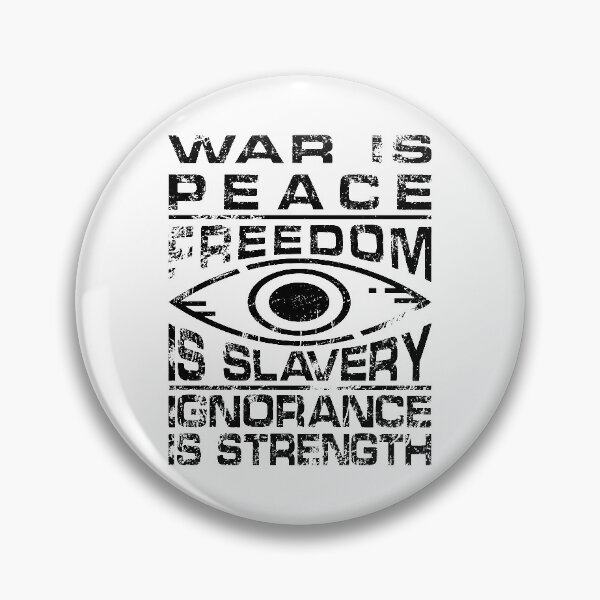 Item preview, 1984 - War is Peace quote  designed and sold by Cepiks.