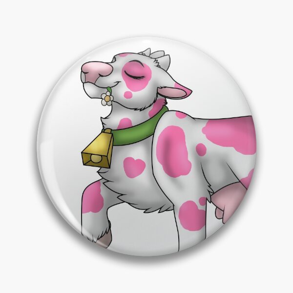Item preview, Happy Moo: Pink Spots designed and sold by spyroid101.