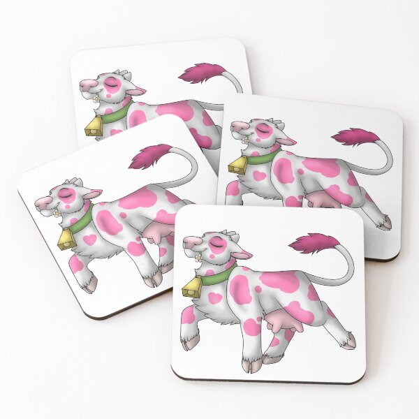 Item preview, Happy Moo: Pink Spots designed and sold by spyroid101.