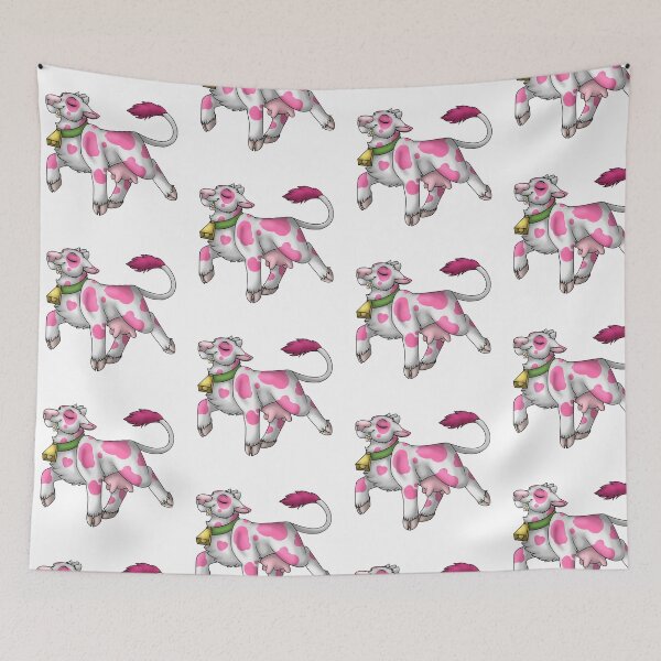 Item preview, Happy Moo: Pink Spots designed and sold by spyroid101.