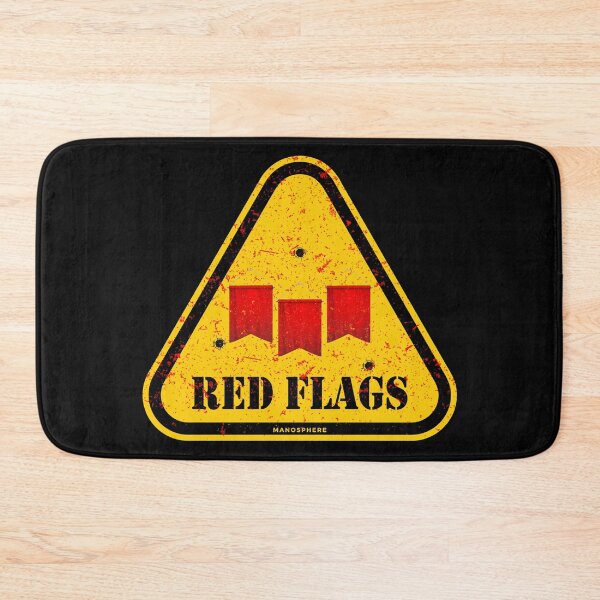 Item preview, Red Flags, part of MGTOW & RED PILL designed and sold by Manosphere.