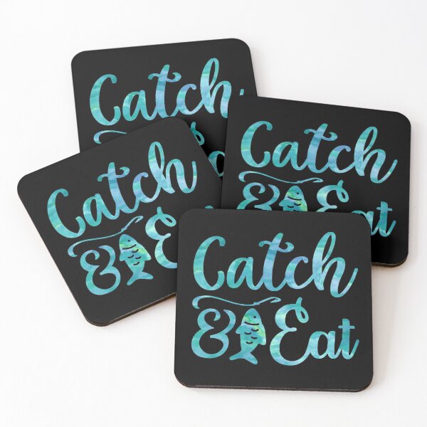 Item preview, Catch And Eat Fish designed and sold by TheButtonCrew.