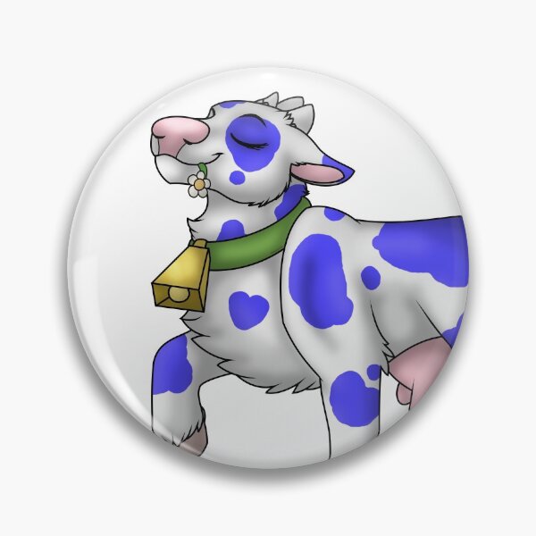 Item preview, Happy Moo: Blue Spots designed and sold by spyroid101.