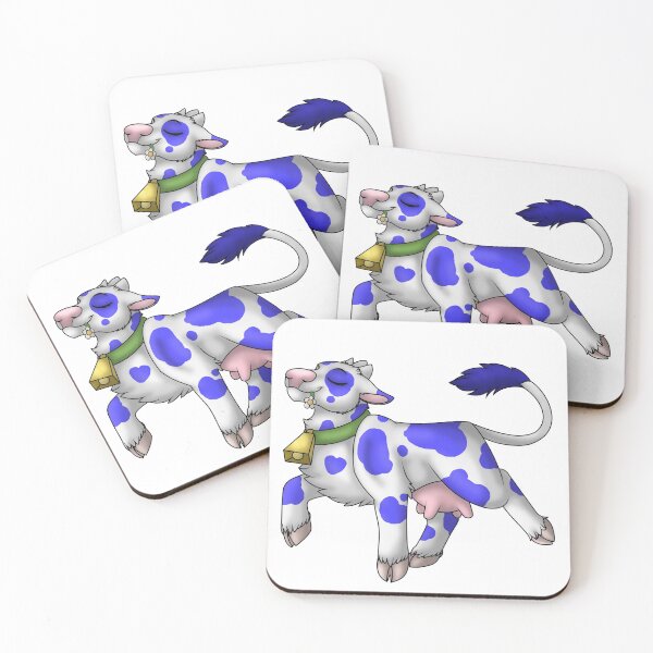 Item preview, Happy Moo: Blue Spots designed and sold by spyroid101.