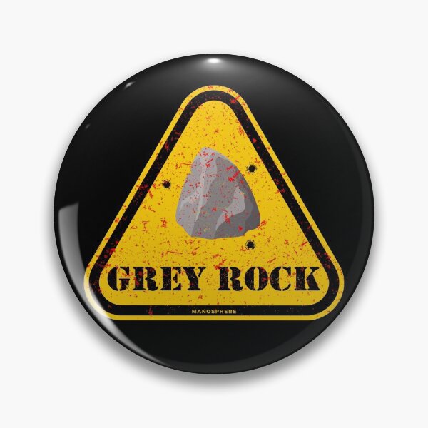 Aperçu de l'œuvre GREY ROCK, fait partie de MGTOW & RED PILL créée et vendue par Manosphere.
