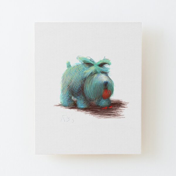 HEART THIEF Wood Mounted Print