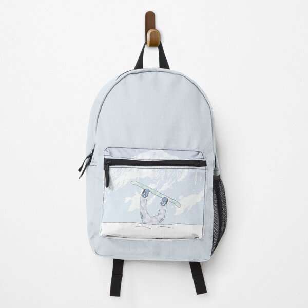 Item preview, Snowboarder in the snow (blue) designed and sold by frangipaniarts.