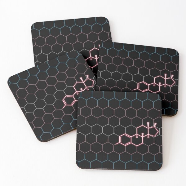 Item preview, Estrogen Chemical Structure designed and sold by FaeOfStars.