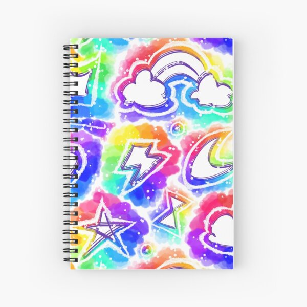 Rainbow Charms Spiral Notebook