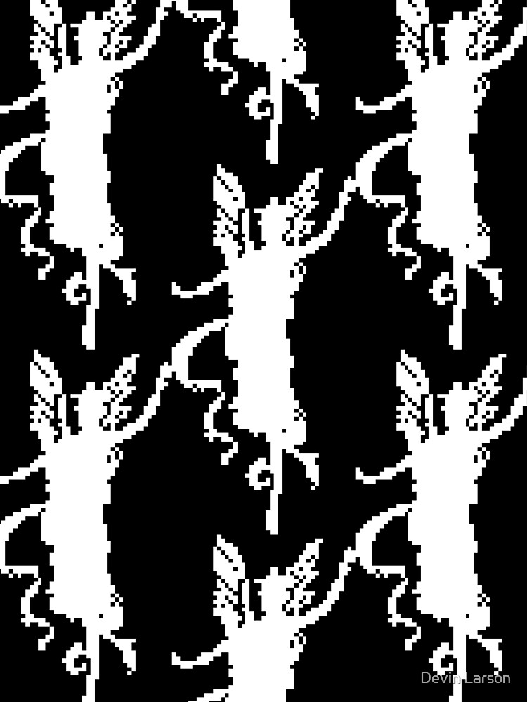 Thumbnail 3 of 3, Scarf, Pixel pixie designed and sold by DevinLarson.