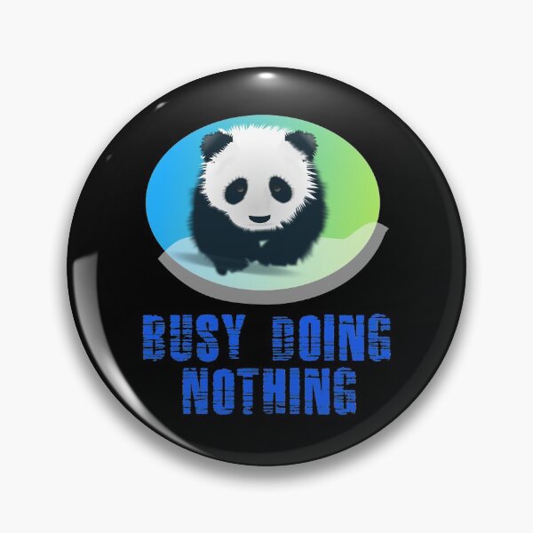 Item preview, Busy Doing Nothing Panda designed and sold by Uvogin2099.