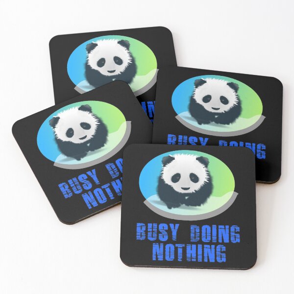 Item preview, Busy Doing Nothing Panda designed and sold by Uvogin2099.