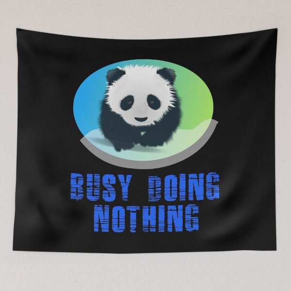 Item preview, Busy Doing Nothing Panda designed and sold by Uvogin2099.