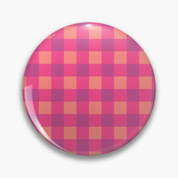 Item preview, Very light orange & magenta buffalo plaid designed and sold by fowons.