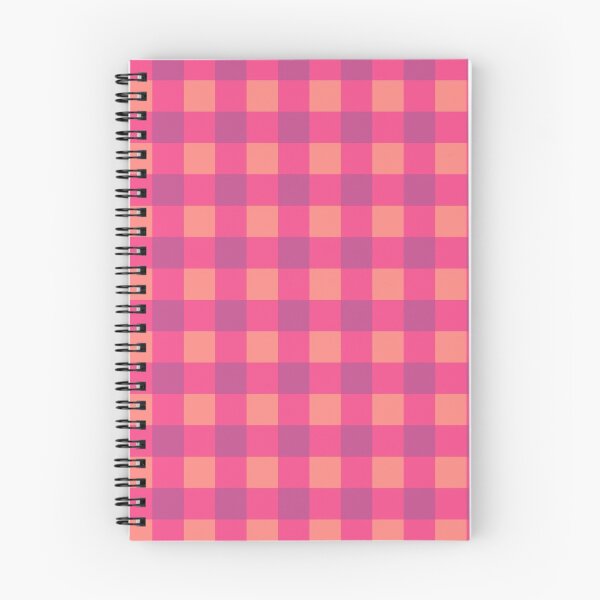 Item preview, Very light orange & magenta buffalo plaid designed and sold by fowons.