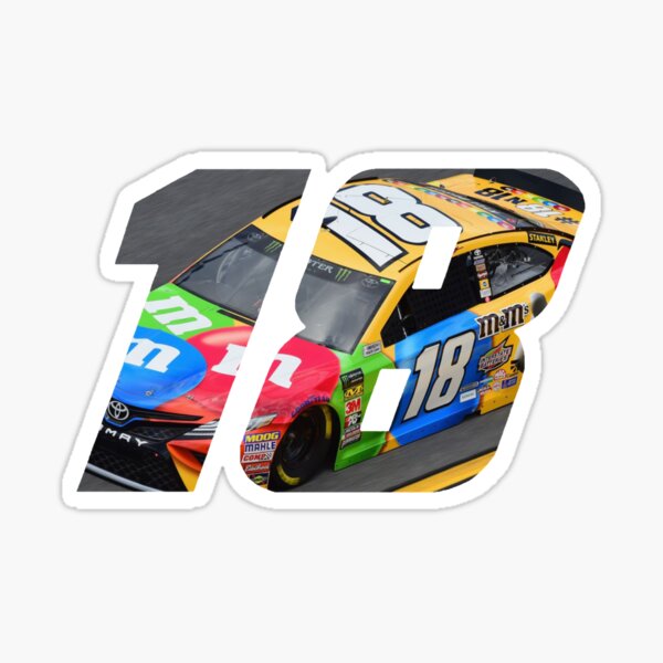 Kyle Busch 18 Auto Sticker
