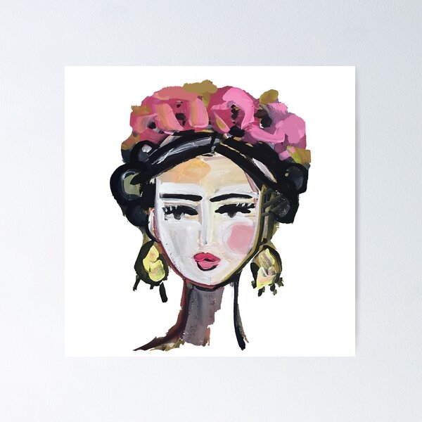 Item preview, Frida Kahlo art painting  designed and sold by StiAvelli.