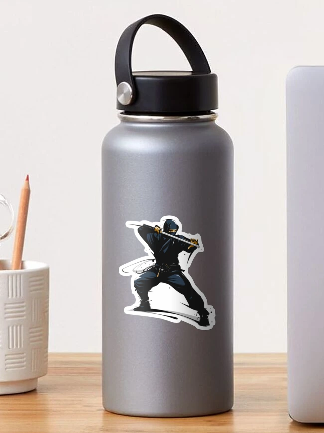 Personalized Ninja Water Bottle, Engraved Water Bottle, Karate, Ninja,  metal water bottle