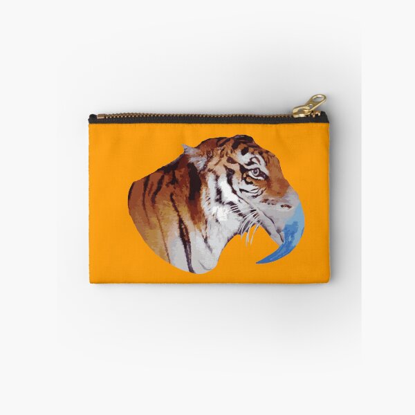 Item preview,  bi-ger tiger bird hybrid orange background designed and sold by SacredJoyometry.