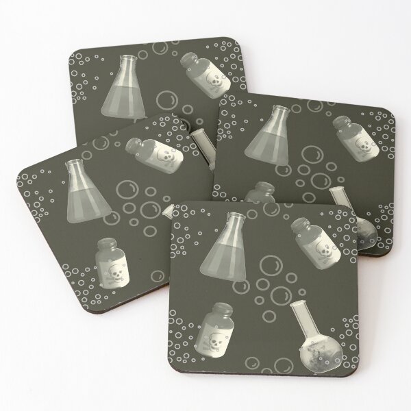 Item preview, Victorian scientist, steampunk conical flask chemistry pattern designed and sold by chihuahuashower.