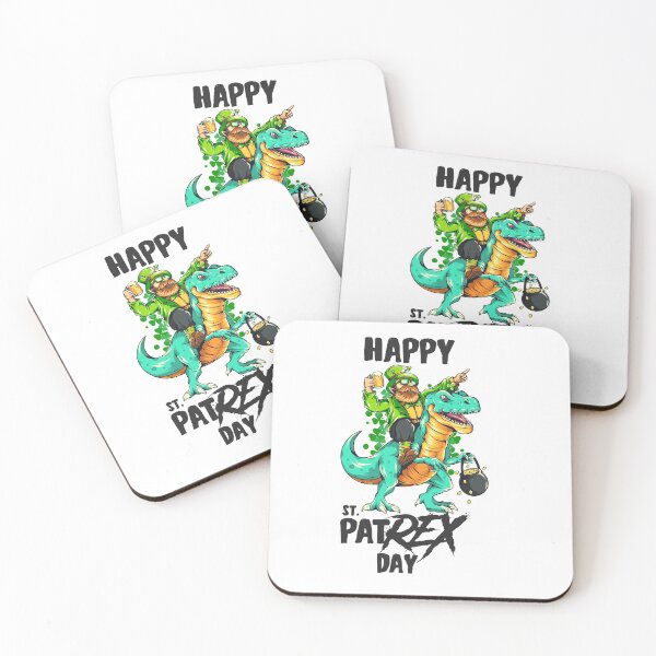 Item preview, St Patricks Day T Rex Shirt Happy Pat Rex Day Dinosaur Gift T-Shirt for men and women designed and sold by TheFlipRepublic.