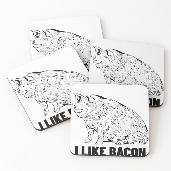 Item preview, I LIKE BACON designed and sold by Creative  Tagging.
