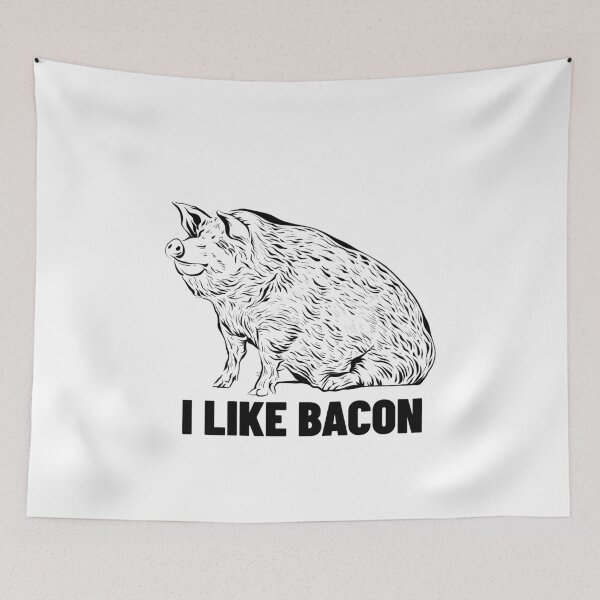Item preview, I LIKE BACON designed and sold by Creative  Tagging.