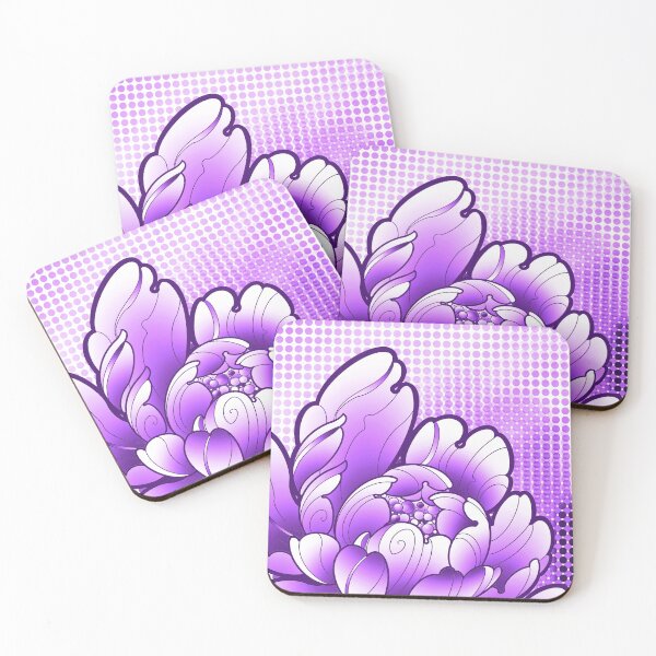 Item preview, purple peony flower designed and sold by weilertsen.