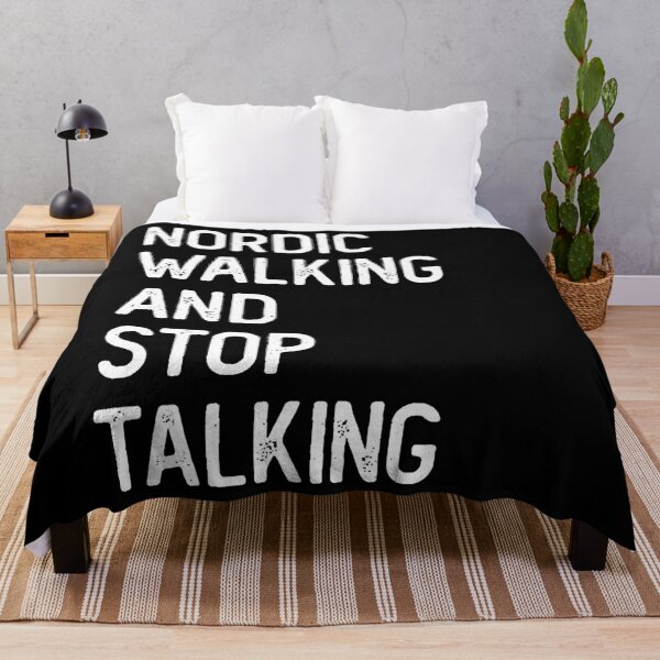 Item preview, Nordic walking and stop talking designed and sold by noahs-shop.