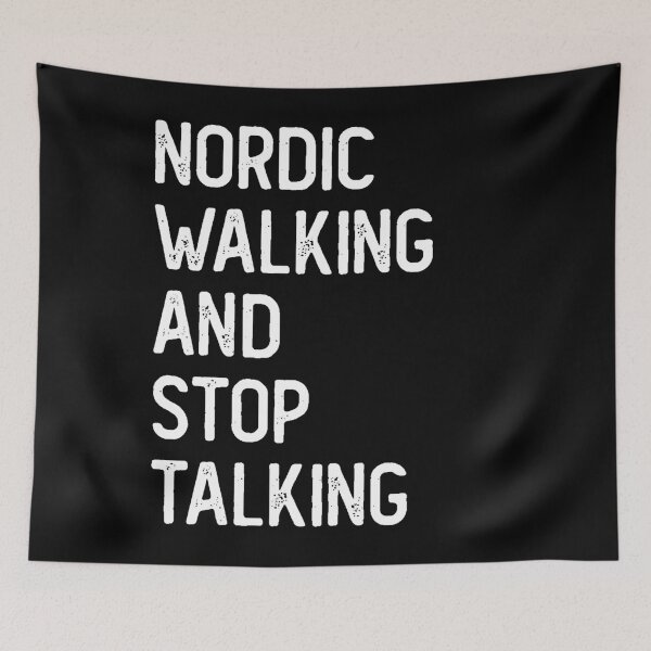 Item preview, Nordic walking and stop talking designed and sold by noahs-shop.