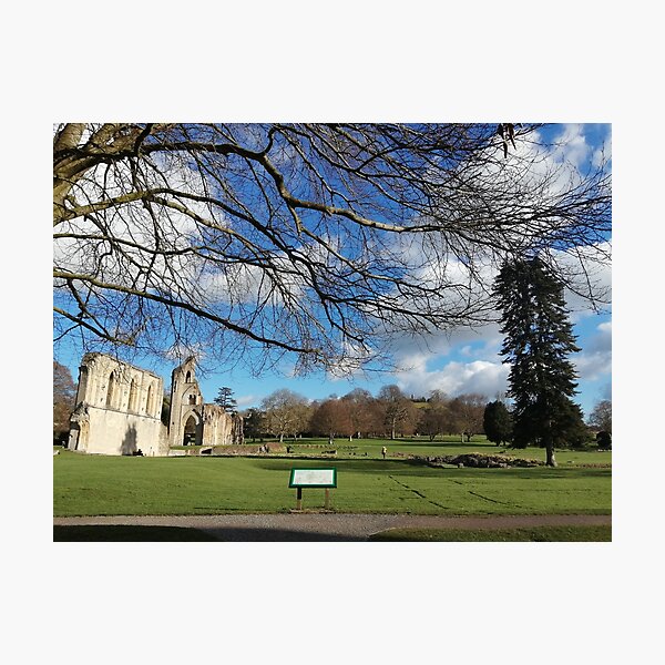Item preview, Glastonbury Abbey in the winter designed and sold by JoyHorner.