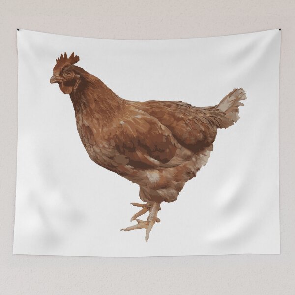 Item preview, casual chicken graphic designed and sold by SacredJoyometry.