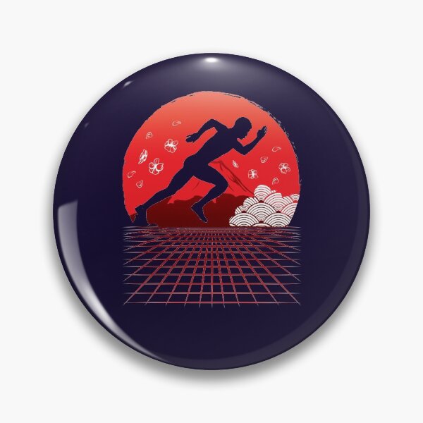 Item preview, Sprinting Japanese Vaporwave  designed and sold by jaygo.
