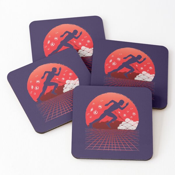 Item preview, Sprinting Japanese Vaporwave  designed and sold by jaygo.