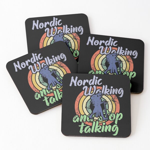 Item preview, Nordic walking and stop talking designed and sold by noahs-shop.