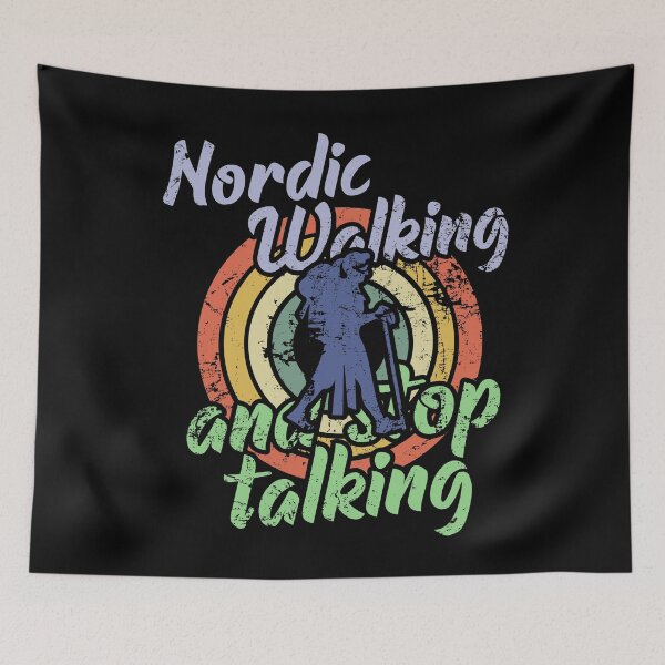 Item preview, Nordic walking and stop talking designed and sold by noahs-shop.