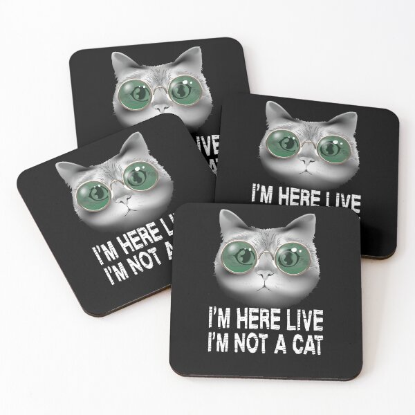 Item preview,  i am here live i am not a cat designed and sold by AmalGr.
