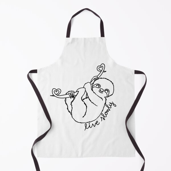 Item preview, Live Slowly Sloth Doodle Edition designed and sold by brynn-art.