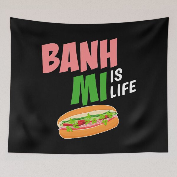 Item preview, Vietnamese Food Lover Banh Mi Is Life print designed and sold by jakehughes2015.