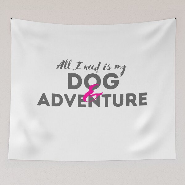Item preview, My Dog & Adventure (Pink) designed and sold by TuckerandLeo.