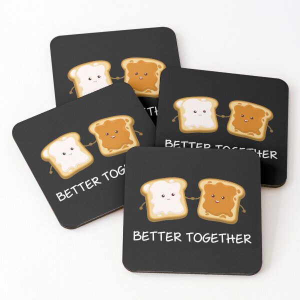 Item preview, Better Together Peanut Butter And Marshmallow Fluffernutter design designed and sold by jakehughes2015.