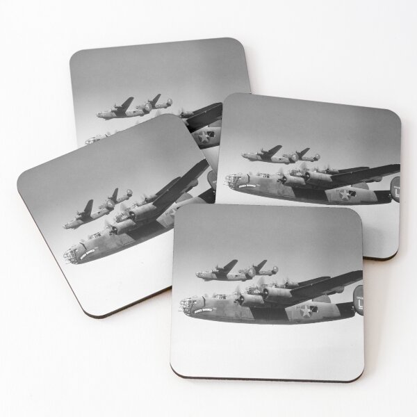 Item preview, Consolidated B-24 Liberators On A Mission - WW2 1943 designed and sold by warishellstore.