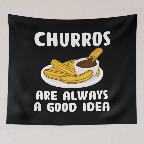 Item preview, Good Idea Funny Mexican Food Churros design designed and sold by jakehughes2015.