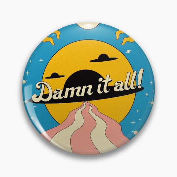 Item preview, Damn It All! Psychedelic Cartoon Print designed and sold by doomsdayllc.